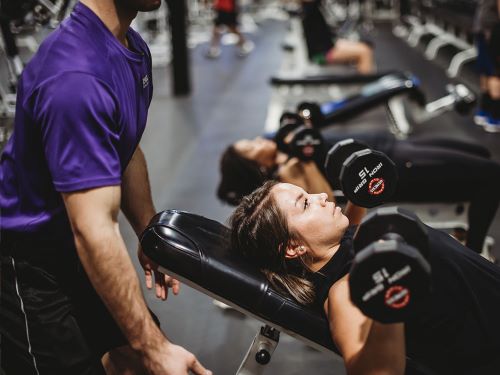 working out with a genesis personal trainer in des moines