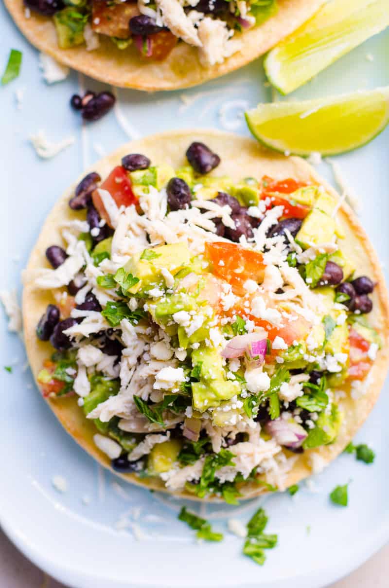 Chicken Tostadas