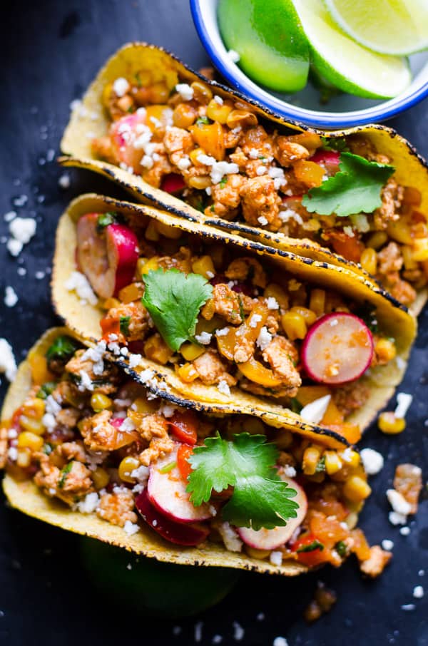 Ground Chicken Tacos