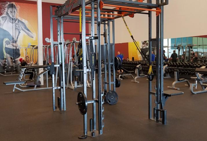 Broken Arrow weight room and gym bars