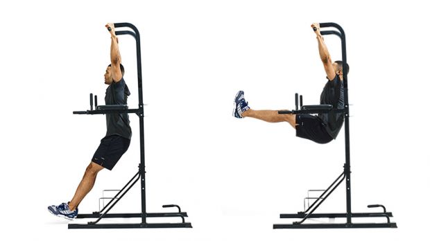 hanging lift exercise