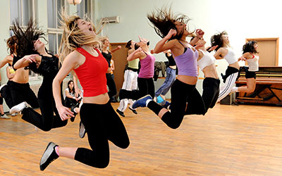zumba group fitness at Genesis Health Clubs
